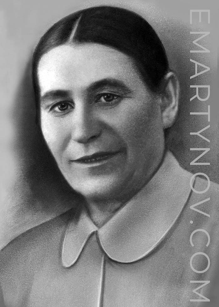 Мартынова Евдокия Яковлевна , бабушка по отцовской линии Снимок 20-х годов